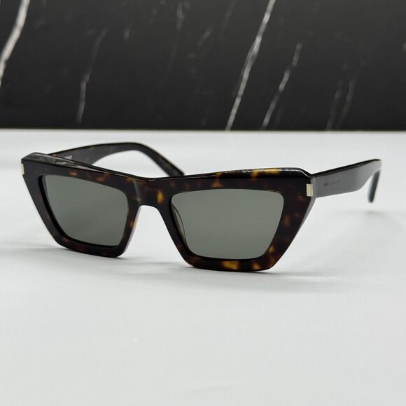 NEW SAINT LAURENT SUNGLASSES HAVANA WOMEN EYEWEAR SAINT LAURENT SL467 002 main image 8